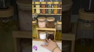 Important Kitchen Storage Double Glass Jar set with wooden lids #smartgadgets#new#shorts#shortvideo