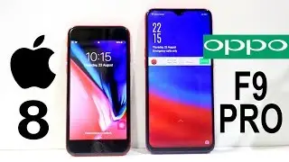 Oppo F9 Pro Vs iPhone 8 Speed Test