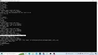ModuleNotFoundError: No module named 'numpy'