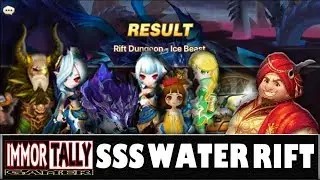 SUMMONERS WAR : My Water Rift Beast Team And Runes (Feb, 2020)