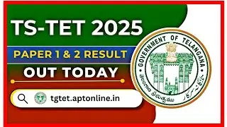 TG TET Results 2025 OUT🔥 | Download Now | Telangana TET Result Link | How to Check TET Result 2025