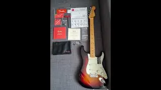 Fender American Ultra Stratocaster unboxing