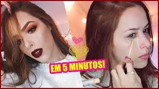 A MAQUIAGEM MAIS FÁCIL E DIFERENTONA QUE VOCÊ VAI APRENDER HOJE!