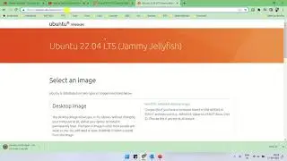 How to download ubuntu 22.04 LTS ISO in Windows 11