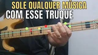 Como solar fazer melodias no contrabaixo  em qualquer m&uacute;sica
