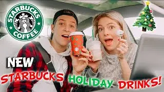 Trying Out the NEW STARBUCKS HOLIDAY DRINKS & Treats 2020!!
