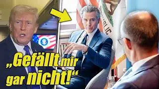 Trump VERBIETET Umfragen Und DREHT DURCH Als Merz Sich Mit Gavin Newsom Trifft!
