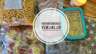 ✅️Yarımfabrikat hazırlığı. Mini pizza,burger,yarpaq dolması,kotlet,toyuq əti❗️