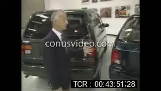 90s Minivan Low Speed IIHS Bumper Test
