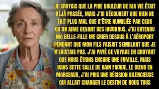 HISTOIRE VRAIE DE CETTE GRAND-MÈRE 👵💔 TRAHIE PAR SON FILS À L’AÉROPORT, ELLE A PRIS UNE DÉCISION!