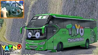 GILAK !!! TAYO LEWAT JALUR TENGKOR4K, HAMPIR JATUH - Euro Truck Simulator 2