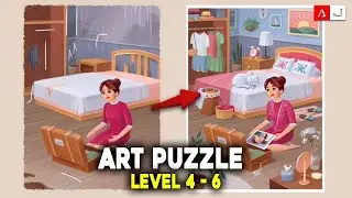 ART PUZZLE - ART GAMES LEVEL 4 - 6 GAMEPLAY WALKTHROUGH