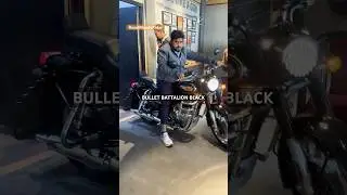 Royal Enfield Bullet Battalion Black #royalenfield #bullet350 #shorts #ytshorts #youtubeshorts #bike