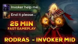 RodraS - Quas Exord Invoker Mid 16 Killing Streak | Dota 2 highlights