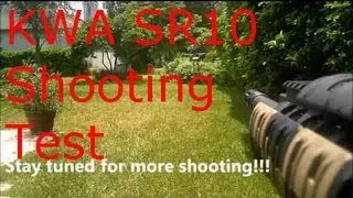 Airsoft KWA SR-10 Shooting Test