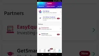Easy equities within Capitec app