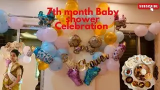 7th Month Baby Shower 🤰🏻👶🏻|| Celebrate with family 🧿 || #7thmonth #babyshower #babycoming 