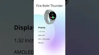 Fire-Boltt Thunder #shorts