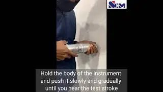 How to use the Impact Test Concrete Test Hammer (Rebound Hammer)?
