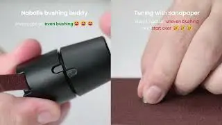 Nabalis BUSHING BUDDY for balisong or knife! Eliminate tap!