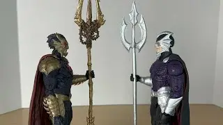 FACE OFF McFarlane Toys DC Multiverse Gold Label Ocean Master vs Page Punchers Ocean Master Review