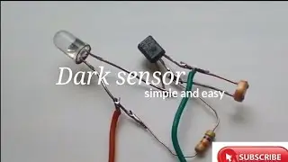 How to make a dark sensor using LDR ||