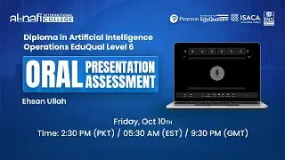 🔴LIVE - Al Nafi EduQual Diploma Oral Presentation Assessment | Ehsan Ullah