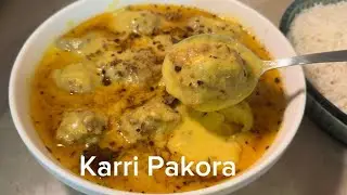 Pakora Karri recipe | Kadhi recipe | Yogurt Kadhi | kari pakora recipe | 