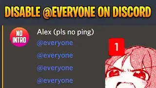 Как отключить @Everyone в Discord