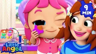 Welcome To My Beauty Salon |Songs for Kids! | Little Angel | Moonbug Kids - Girl Power! 🌸🌺🌸
