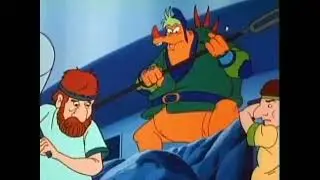 Kraid from Metroid speaking in Captain N: The Game Master (voiced by Doug Parker)