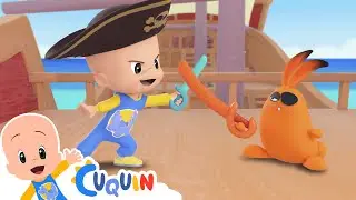 Cuquin's pirate surprise treasure chests | Learn colors, shapes & more with Cuquin