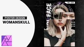 Create a Womanskull Poster Design - Tutorial Affinity Photo 2020