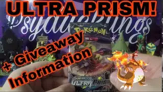 1/2 Pokemon Ultra Prism Booster Box Pack Opening + Giveaway Information! Check Description!
