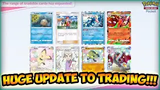 MASSIVE Update to Trading is Coming!!! | Pokemon TCG Pocket