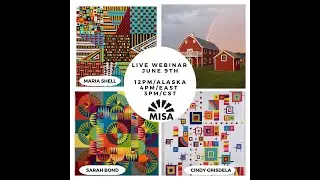 Piecing Perspectives Live Webinar with Maria Shell, Sarah Bond and Cindy Grisdela