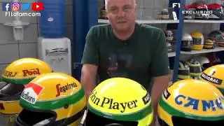 EXCLUSIVO: Los cascos de Ayrton Senna da Silva - 25 aniversario de su fallecimiento