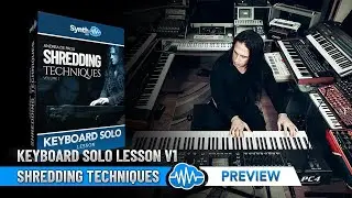 KEYBOARD SOLO LESSON V1 - SHREDDING TECHNIQUES | ANDREA DE PAOLI ( PREVIEW )