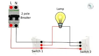 2-way switch connection diagram  // Type3