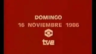 1986 - Cierre de emisión TVE-1