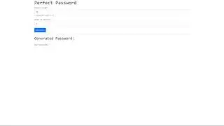 Perfect Password