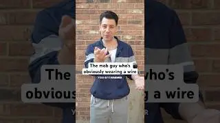 The mob guy who&rsquo;s obviously wearing a wire #shorts #italian #comedy