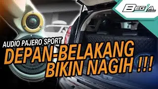PAJERO SPORT PASANG AUDIO HIGH END DAN PEREDAM SUARA | SUARANYA GOKIL !!!