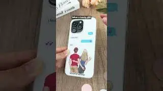 Custom Photo Love Text Messages Couple | Personalized Clear Phone Case