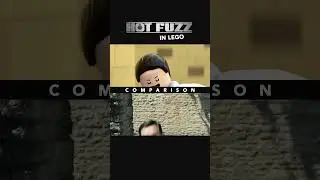 Lego Hot Fuzz Comparison - &ldquo;Never taken a shortcut before?&rdquo; #lego #hotfuzz #simonpegg #nickfrost