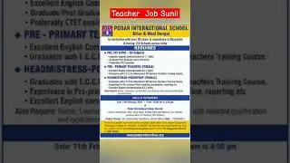 Teacher Vacancy 2024 bihar | teacher vacancy 2024 west Bengal | WB TEACHER VACANCY 2024 | #shorts🔥🌏