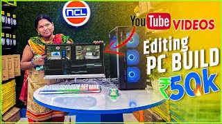 Best Video Editing PC Complete Setup Build in 2024🚀Best PC For Video Editing🔥Under 50K PC Build
