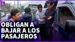 Choferes en paro por cambio de rutas en Lima y Callao: 