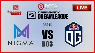 TEAM NIGMA vs OG [GAME 3] - ENG Cast - Dota 2 LIVE - DPC 2021 EU Upper Division - FullHD 60 fps