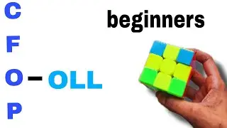 Rubik's cube Easy 2-Look OLL Tutorial (Beginner COFP)#trending #viral #video